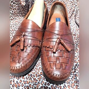 Giorgio Brutini Basket Woven Leather Loafers 10.5 Mens